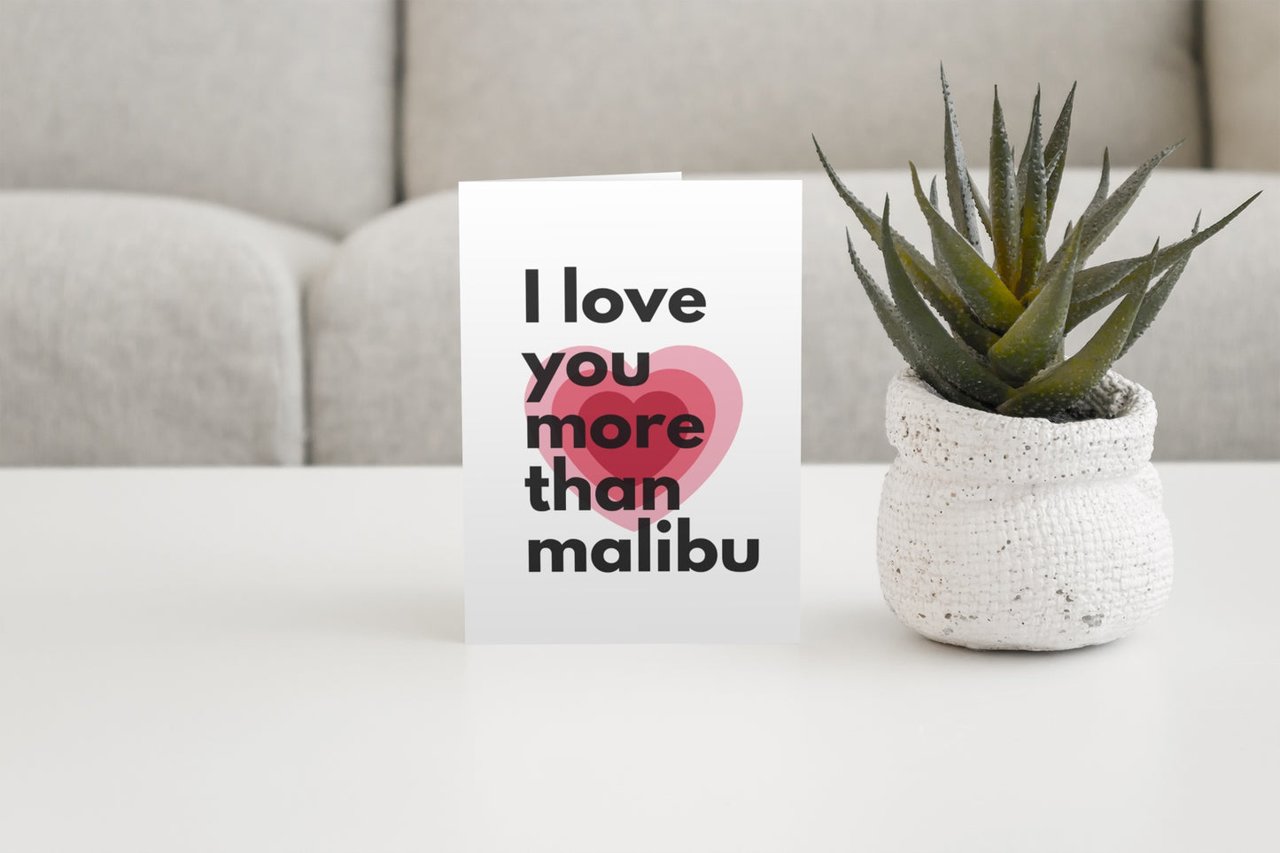 Greeting card - Malibu