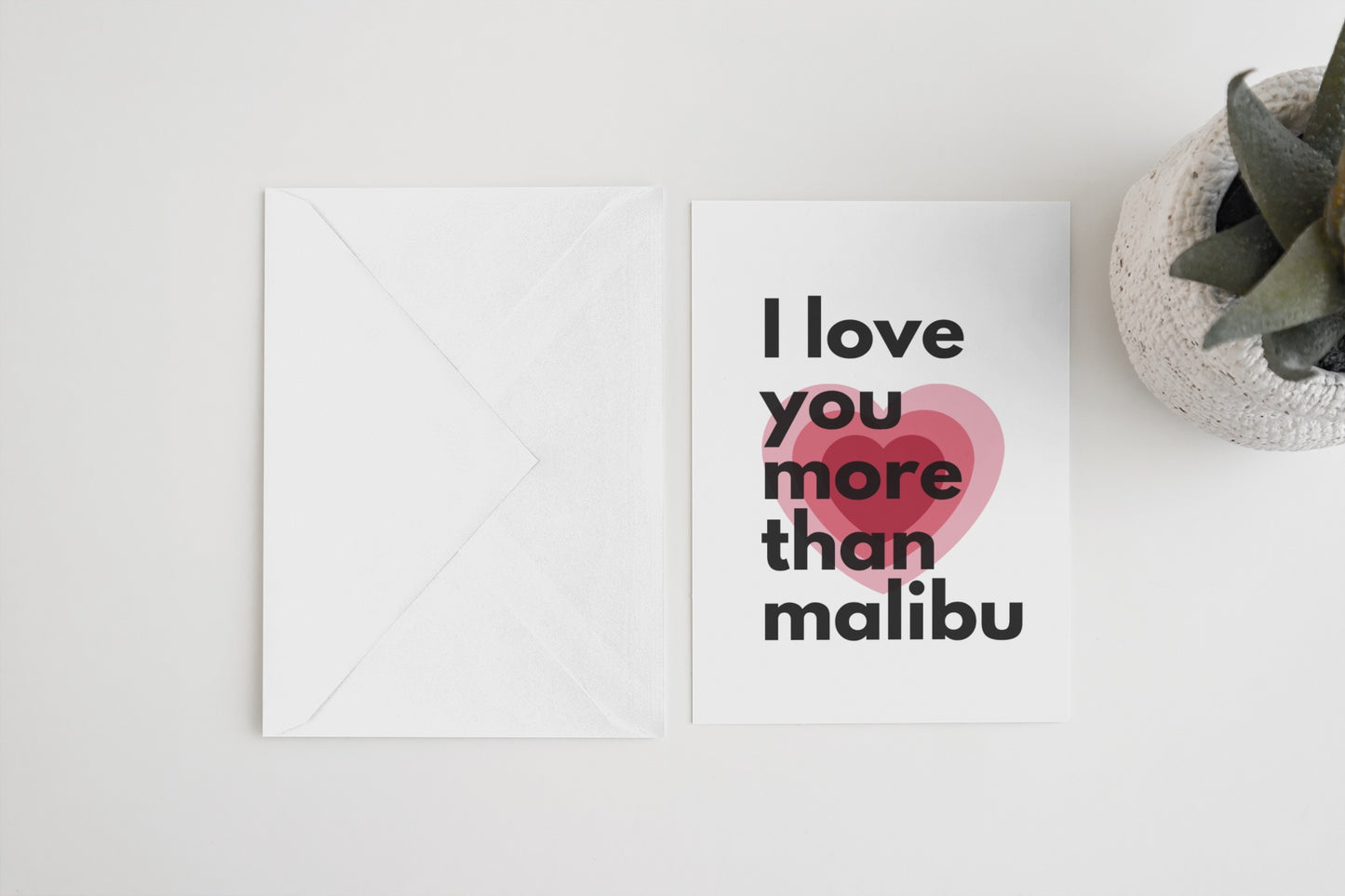 Greeting card - Malibu