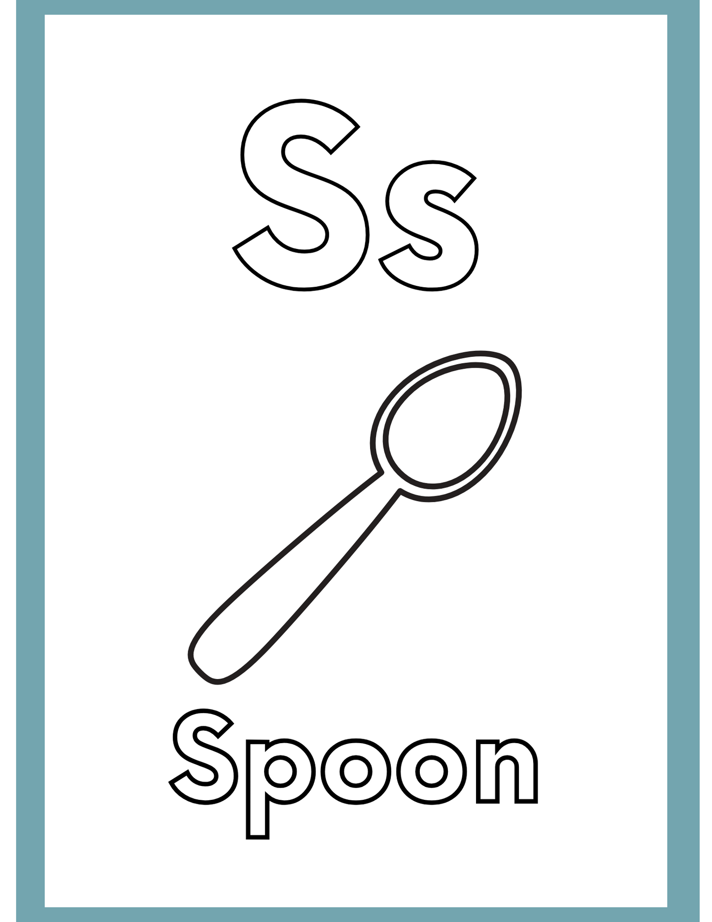 The Alphabet Coloring Book - Digital Download