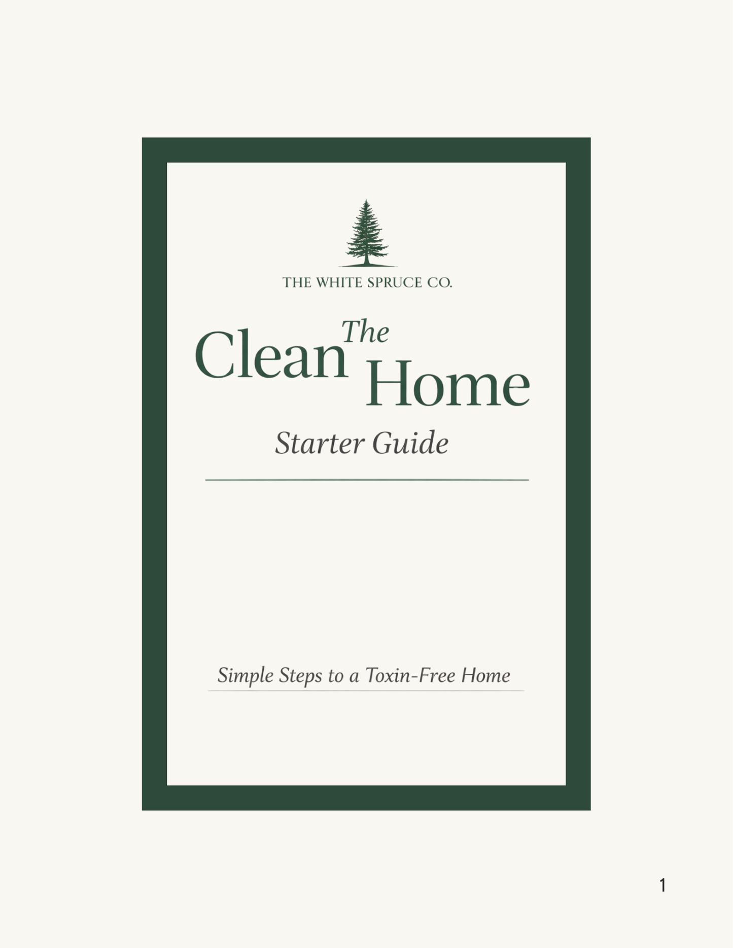 The Clean Home Starter Guide