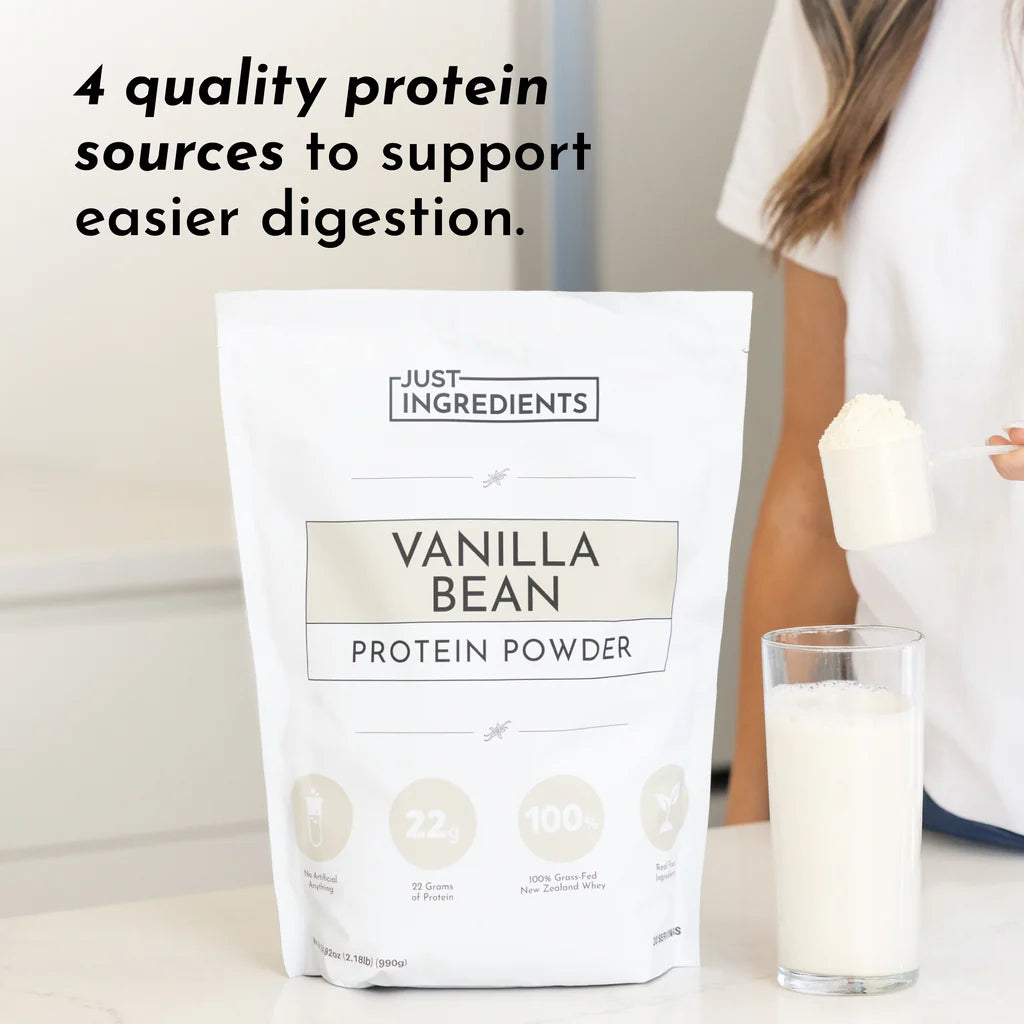 Just Ingredients: Vanilla Bean Protein Powder
